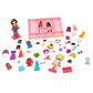 Melissa & Doug Abby & Emma Magnetic Wooden Dress-Up Dolls Play Set, 55+ Pcs, Kids Ages 3+, Wood