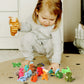 18 Pack Plush Dinosaur Toys Bulk, Mini Soft Stuffed Animal Cute Dinosaur Figures, Keychain Decoration For Goodie Bag Filler, Cla