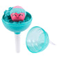 Oosh Slime Cotton Candy Cuties Series 2 By Zuru (Purple) Scented, Squishy, Fluffy, Soft, Stretchy, Stress Relief, Party Favors, Non-Stick With Collectible Cutie Slow Rise Toy