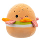 Squishmallows 5-Inch Geronimo Breakfast Bagel Plush Toy - Blue Swan, Polyester, Model SQCR05534