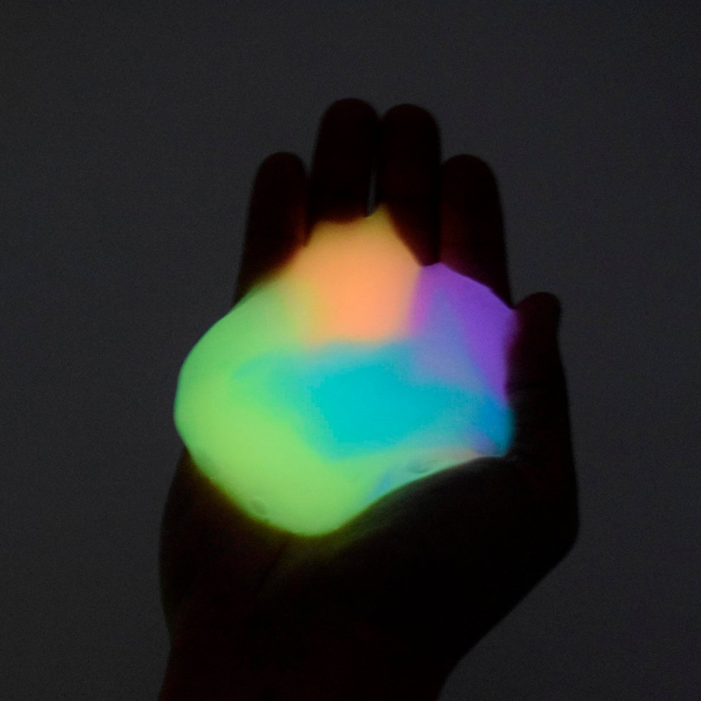 Afofall Glow in The Dark Slime Kit, 6 Pack Neon Colors, Non-Sticky, 4.4x6.8x1.7 inches, Kids Party Favors, Stress