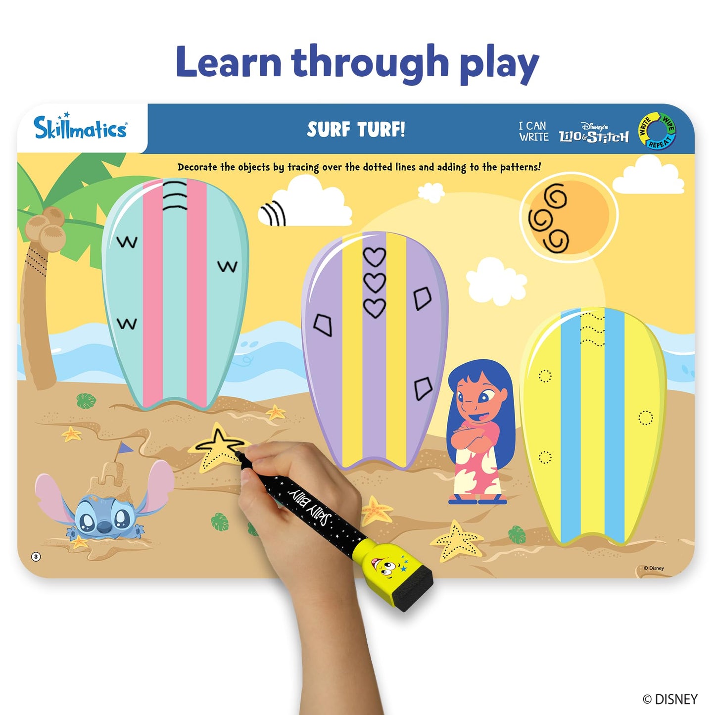 Skillmatics I Can Write PAW Patrol - Reusable Preschool Learning Activities, Educational Toy and Game, Back to School Supplies,