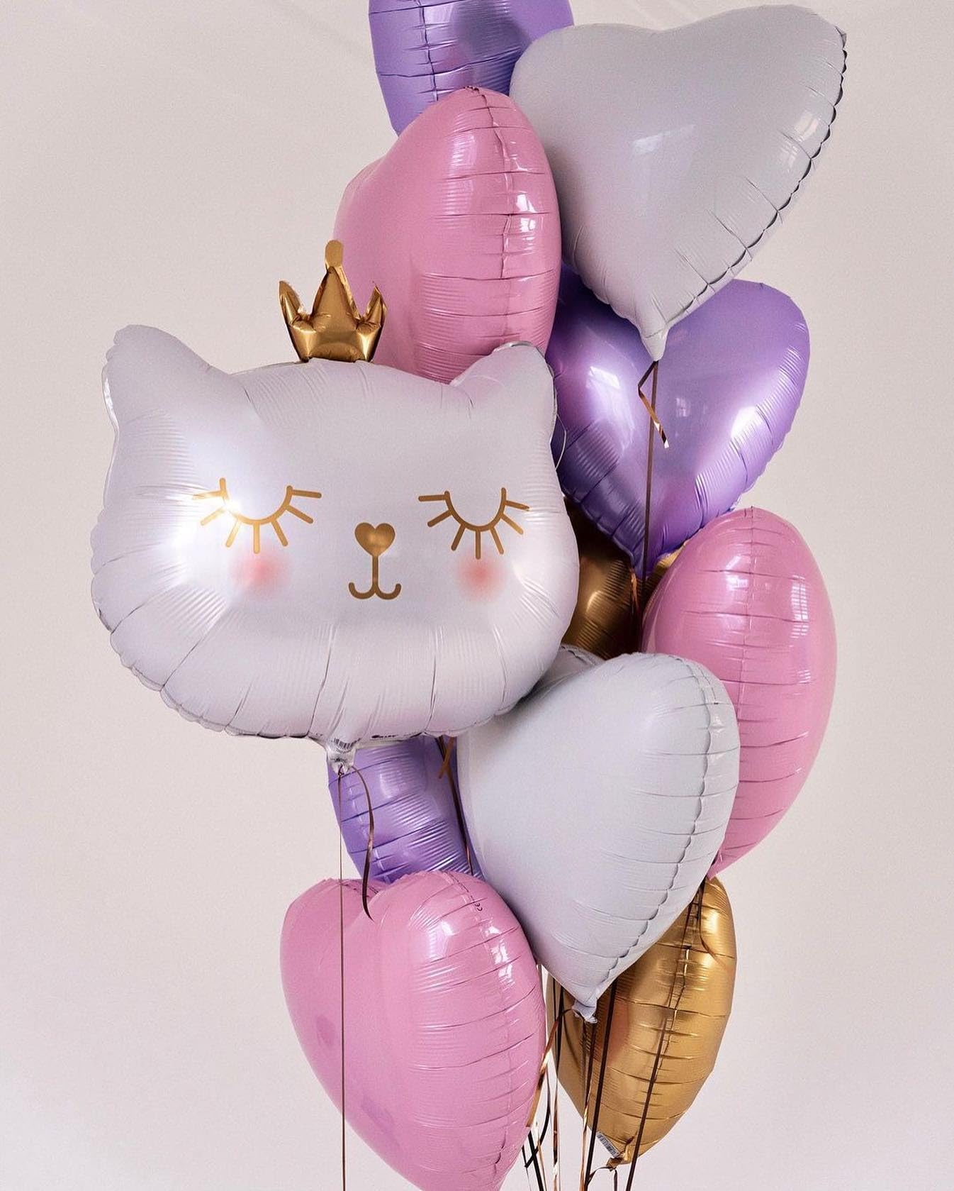 Pink Heart Shaped Balloons Pack Of 12,18 Inch Silver Love Valentine Balloons Purple Heart Romantic Balloons For Valentines Day P