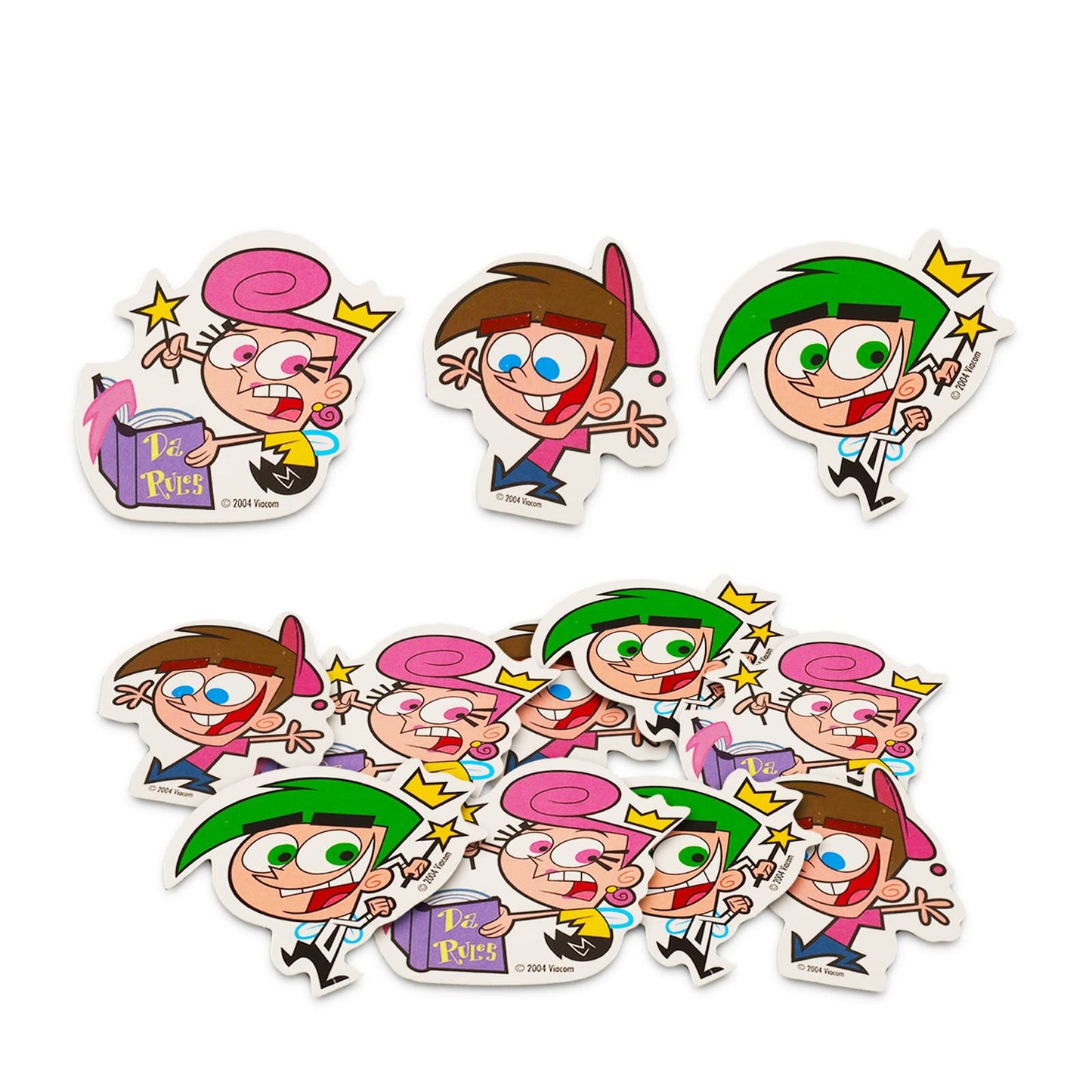 Nickelodeon Fairly Odd Parents Party Favors Set - Bundle with 12 Fairly Odd Parents Mini Notebooks, 12 Magnets, and Stickers | F