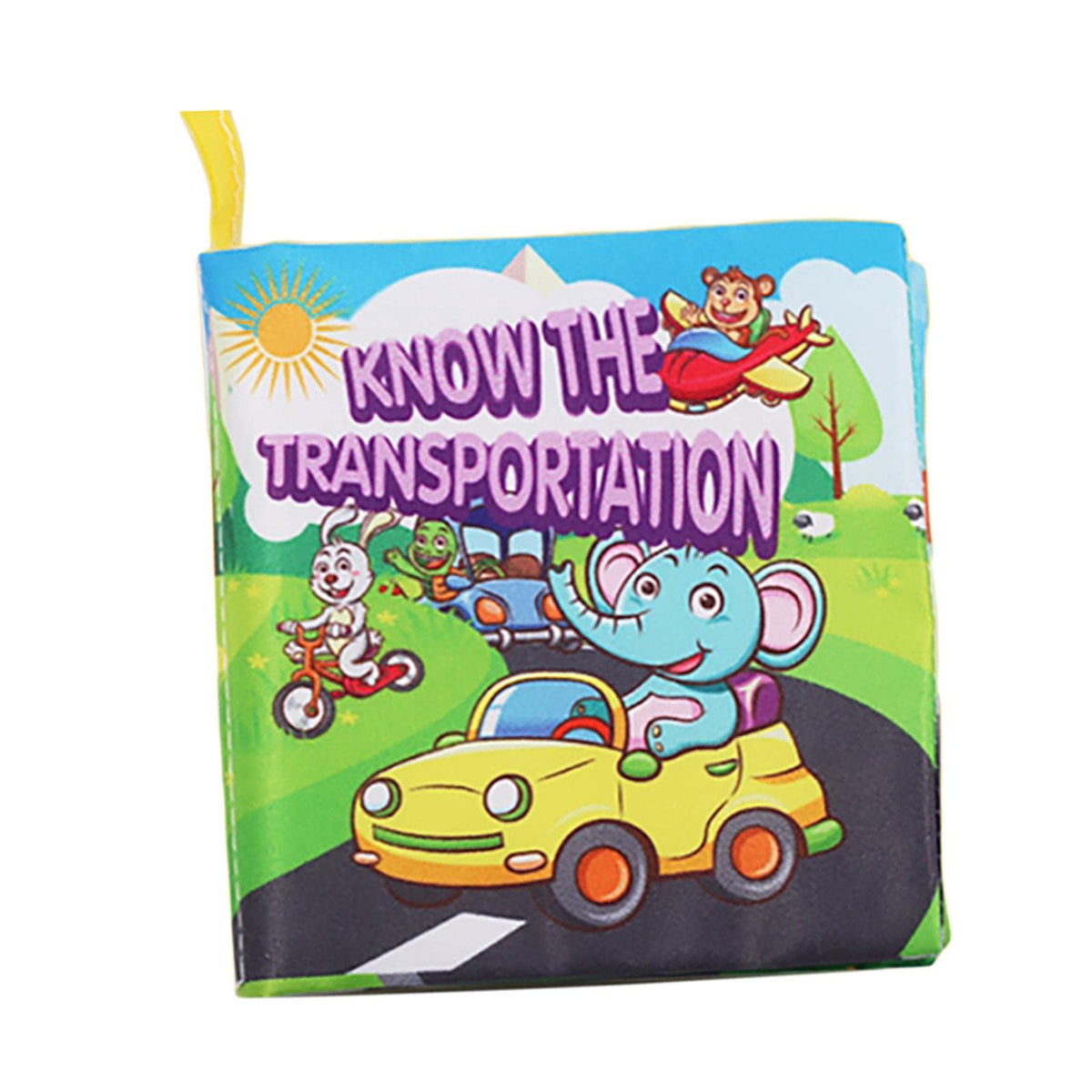 Club BollywoodCrinkle Cloth Book Educational Sensory Toy Car Airplane Toy For Newborn Traffic|Baby|Toys For Baby|Other Toys For 
