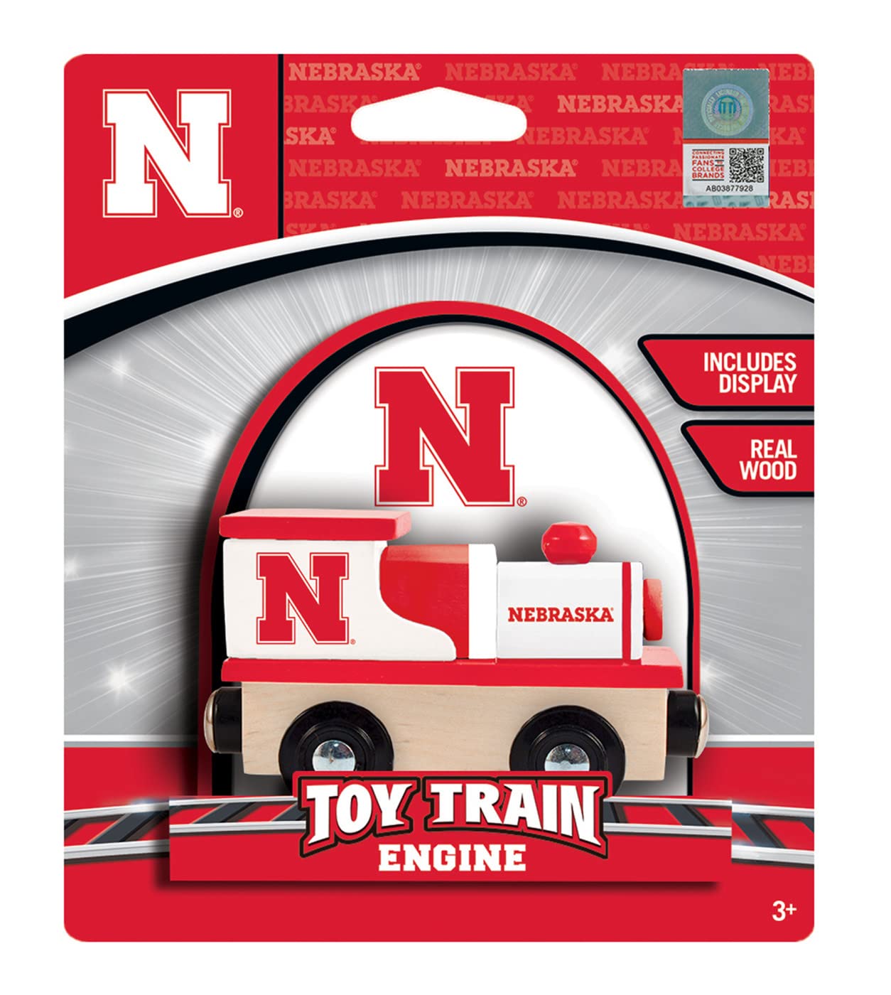 MasterPieces NCAA Nebraska Cornhuskers Toy Train - enhanced Quality  Educational  and Fun Activity for Kids and Families - Great Gift Idea for Holidays  Birthdays  and Everyday Playtime