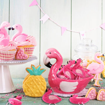 Civaner 30 Pcs Flamingo Ornament Mini Flamingo Stuffed Animal Plush Toys Gift Flamingo Keychain Decorations Pink Flamingo Keychain Set Flamingo Birthday Party Decor For Party Favor