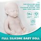 Aisite Full Silicone Reborn Baby Dolls - 18 Inch Unpainted Baby Doll Boy, Christmas&Birthday Gifts, Suitable For 3+