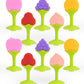 Teething Toys for Babies, 10 Pack Silicone Baby Teethers, Frozen Baby Teething Toys, Fruit Shape, BPA-Free, Natural Organic Soft