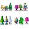 3 In 1 Mini Christmas Tree Magic Growing, Paper Tree Colorful Diy Crystal Growing Kit/Ornaments Decoration Toy Novelty Xmas Gift Boys Girls Science Kits & Toys Learning Guide (4-Pack)