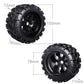 HobbyPark PreGlued 3.2 17mm Hex RC Monster Truck Wheels and Tires Set for 1/8 Scale Arrma Kraton 6s Notorious Traxxas Maxx Tmaxx