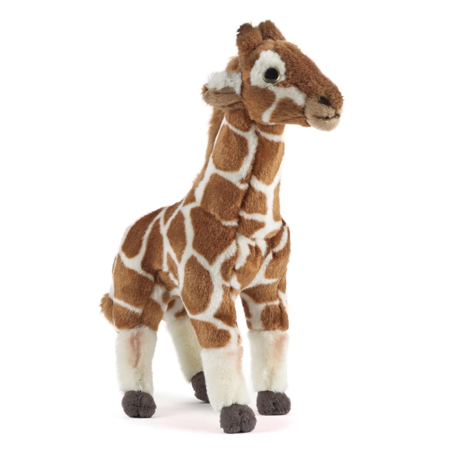 Living Nature Medium Giraffe Stuffed Animal | Fluffy Giraffe Animal | Soft Toy Gift For Kids | 12 Inches