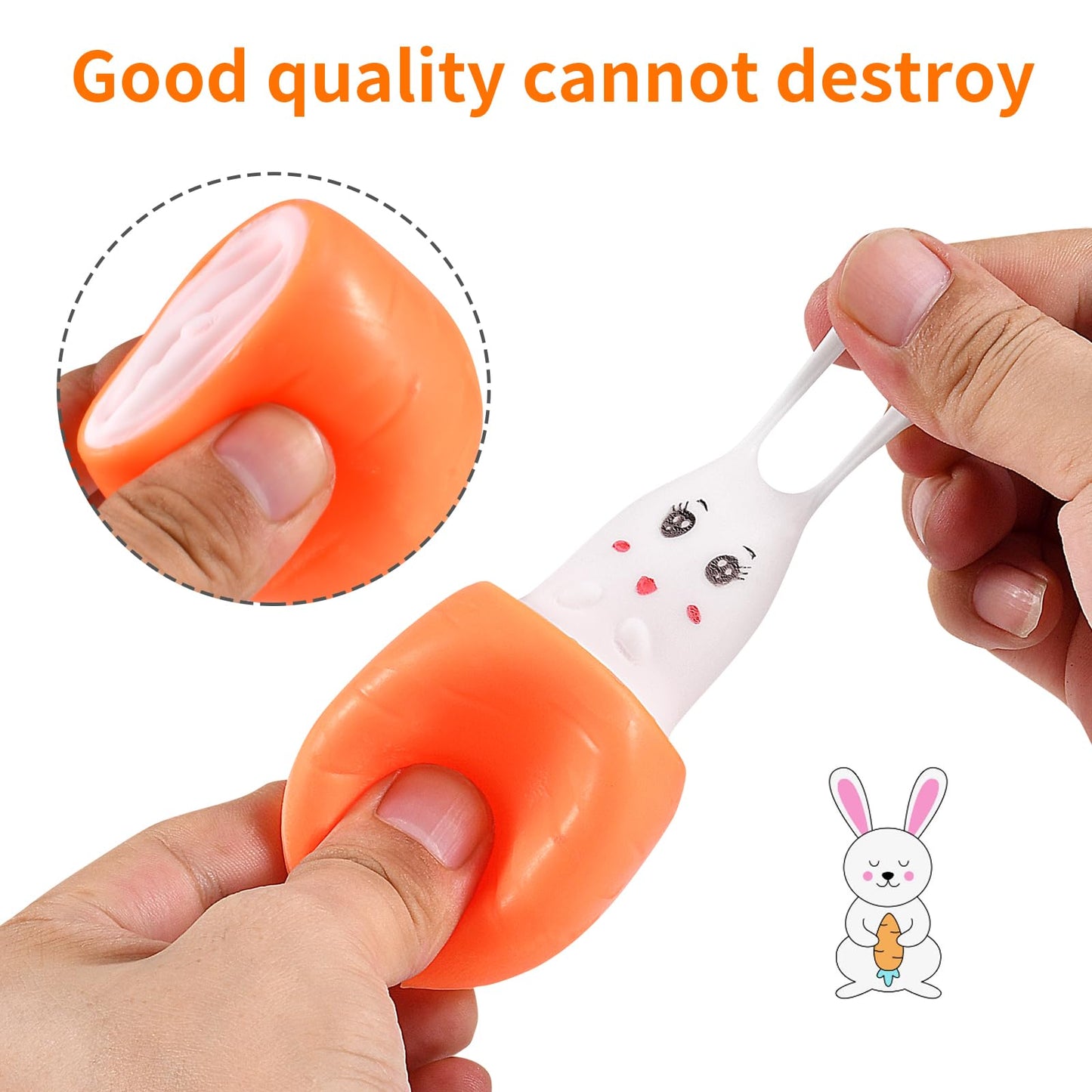 Oricraft Magic Carrot Rabbit Stress Relief Toy Surprise Rabbit Carrot Cup For Anxiety Relief, Adhd Squeeze Out The Surprises And Heal The Emotions, Sensory Toy For Autism
