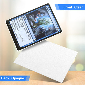 White Matte Card Sleeves For Mtg, 300 Pieces Perfect Fit Standard Card Sleeves For Trading Card Sports Cards Baseball Cards Tcg