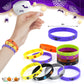 xutengy 48Pcs Halloween Party Favors Decorations Slap Bracelets Rubber Wristbands, Trick or Treat Party Favors, Classroom Prizes