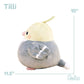 Bellzi Cockatiel - Cute Stuffed Animal Plush Toy - Adorable Soft Cockatiel Bird Toy Plushies And Gifts - Perfect Present For All