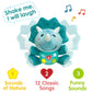 Iplay, Ilearn Baby Dinosaur Musical Toys, Newborn Boys Gift, Soft Dino Plush Stuffed Animal, Infant Light Music Time, 1St Easter Basket Shower Stuffers For 0 1 2 3 6 9 12 18 Month 1-3 Yrs Toddler Girl