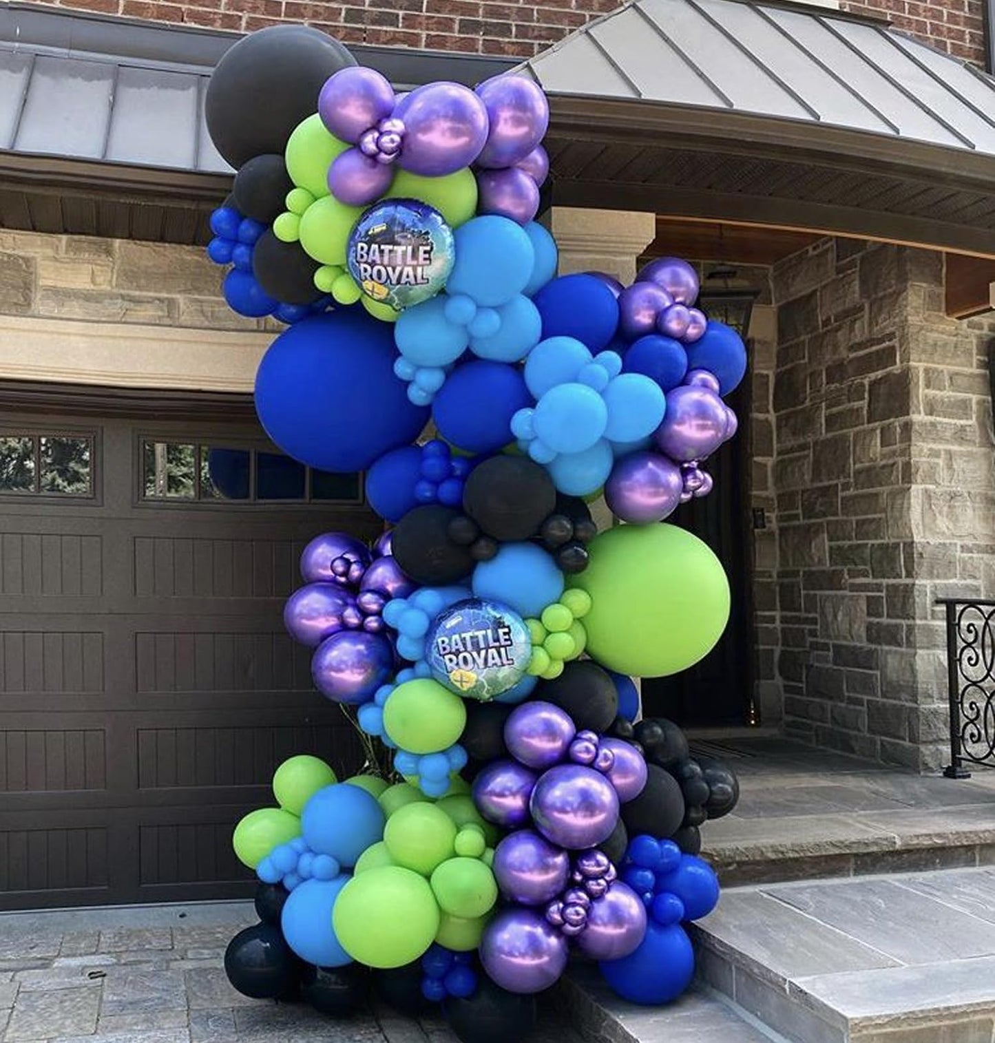 Green Purple Teal Balloons, 12 Inch Green Purple Teal Blue Black Balloons For Boys Girls Monsters Theme Birthday Party Baby Show