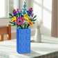 Vase for Lego 10347 10280 10328 Flowers, for Lego Flower Bouquet Building Set,Display Stand for LegoRoses Cherry Blossom Sunflow