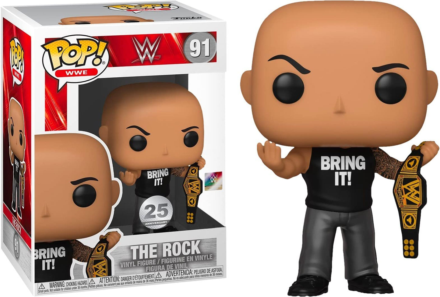 Funko The Rock #91 25Th Anniversary Exclusive