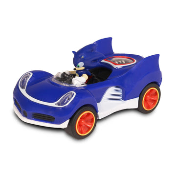 NKOK Sonic The Hedgehog All-Stars Racing Transformed Pull Back Racer - Sonic; No Batteries Required; Pull Back, Let go, and Watc