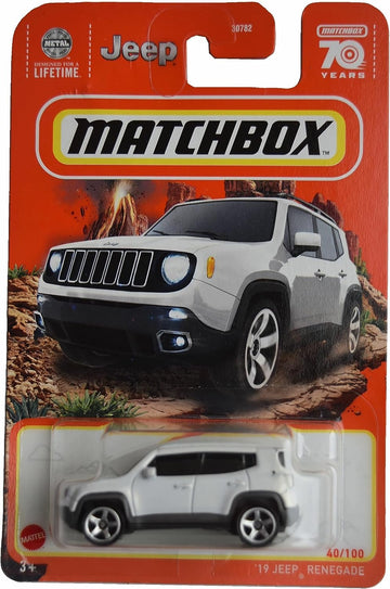 Matchbox 19 Jeep Renegade, White 40/100