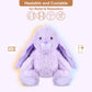 SuzziPals Heatable Purple Bunny Stuffed Animal - Plush Rabbit Heating Pad for Soothing Relaxation, PALS-26, Lavender Color