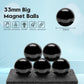 Magnetic Balls, 33Mm Magnetic Fidget Balls, Magnets Balls Fidget Toys For Adults, Executive Desk Toys Gift For Stress Relief And