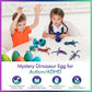3D Printed Dinosaur Toy, 3D Printed Dinosaur Egg With Articulated Tyrannosaurus Rex, Mystery Crystal Dinosaur Flexible Rexi Toys With Bone, Articulated Fidget Dragon For Autism (Green-Purple-Copper)