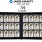 12 Pocket 720 Pockets Trading Card Binder, Ringless Side Loading Card Holder Album, Trading Card Album Fit For Yugioh, Mtg, Tcg,