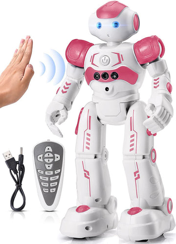 Kingsdragon Rc Robot Toys For Kids, Gesture & Sensing Remote Control Robot For Age 3 4 5 6 7 8 Year Old Boys Girls Birthday Gift