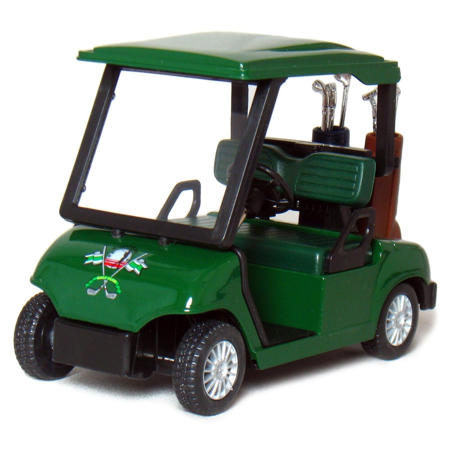??? Kinsfun Golf Cart 4'' Die Cast Metal Model Toy, Green ?