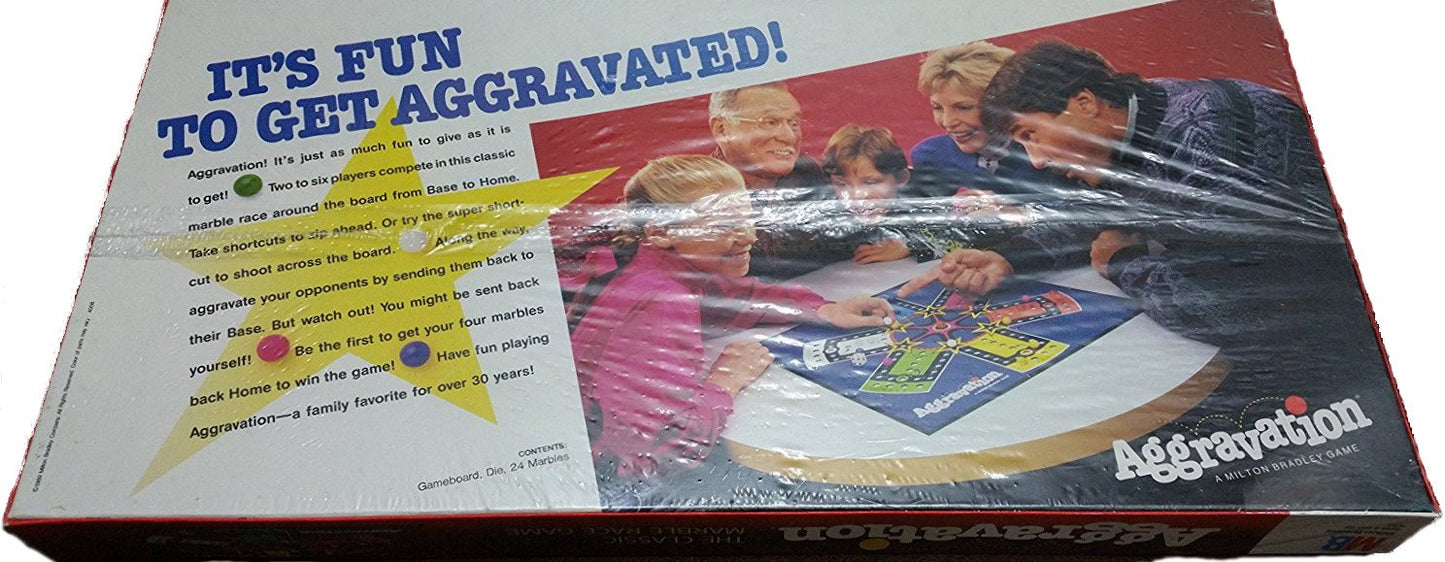 Aggravation Board Game 1989 Edition