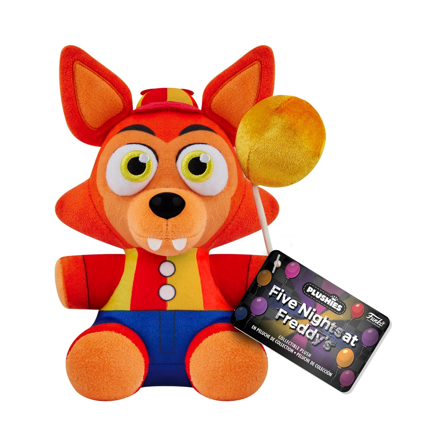 Funko Plush Balloon Foxy - 7" Collectible Soft Plush - Multicolor - Official Merchandise - Ideal Birthday Gift
