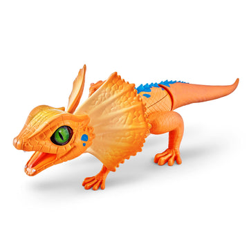 Robo Alive Lurking Lizard Series 3 Orange By Zuru Battery-Powered Robotic Light Up Interactive Electronic Reptile Toy That Moves