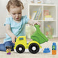 MEGA BLOKS Toddler Car Toy with Raphy Figure, Multicolor Plastic Building Blocks, Model HBP13 for Ages 1-3