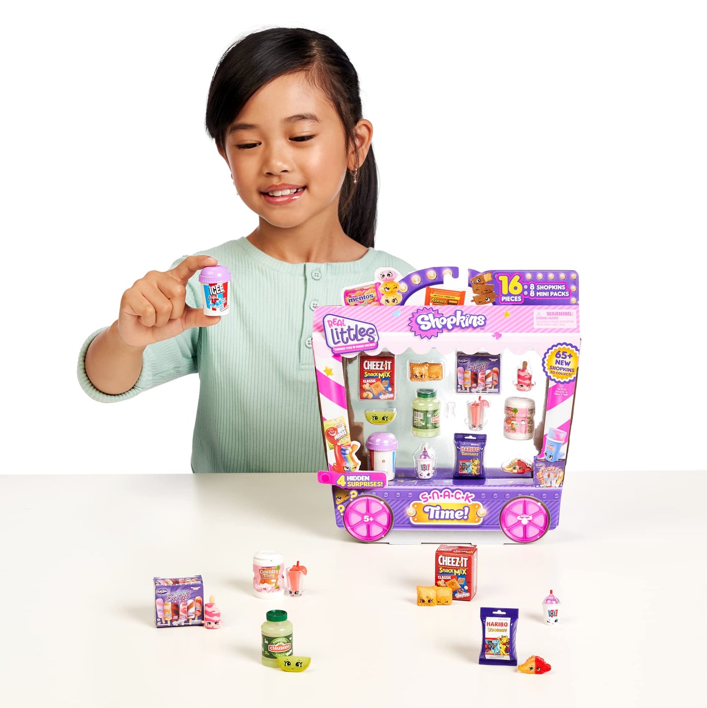 Shopkins Real Littles Collector'S Pack | 8 Plus 8 Real Branded Mini Packs (16 Total Pieces). Style May Vary.