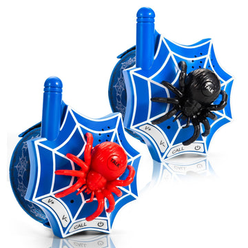 Azyfei Spider Walkie Talkies For Kids - 2 Way Radios Toys For Boys & Girls Ages 3-12 - Long Range, 3 Channels - Outdoor Adventur