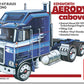 Skill 3 Model Kit Kenworth Aerodyne Cabover Truck Tractor 1/25 Scale Model by AMT