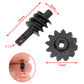 MEUS Racing SCX24 2-12T Overdrive Differential Gear Helical Diff Gears Set for Axial SCX24 Deadbolt C10 JLU Gladiator Bronco 1/2