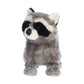 Aurora® Adorable Flopsie™ Bandit™ Stuffed Animal - Playful Ease - Timeless Companions - Gray 12 Inches