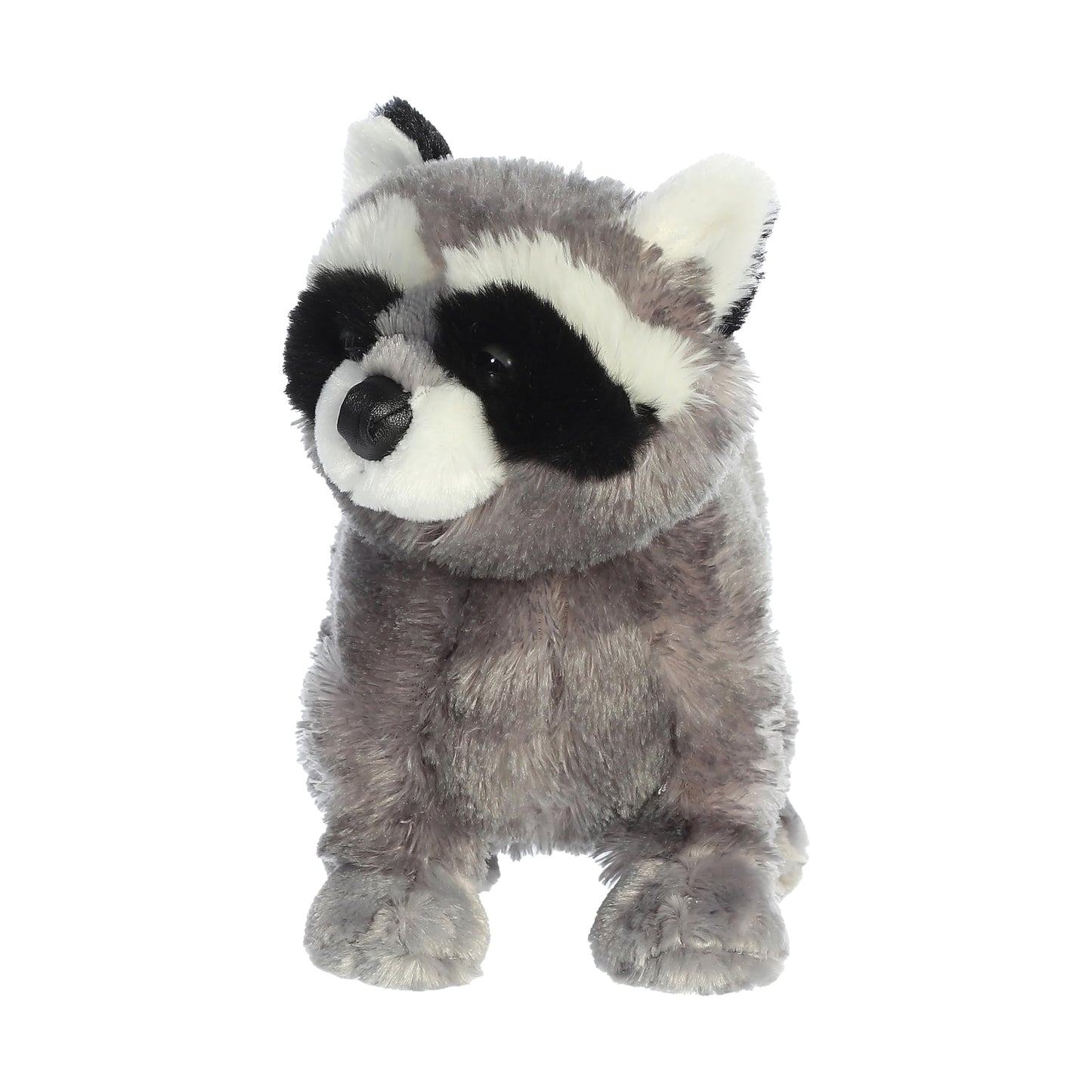 Aurora® Adorable Flopsie™ Bandit™ Stuffed Animal - Playful Ease - Timeless Companions - Gray 12 Inches
