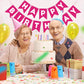 Hot Pink Happy Birthday Banner Birthday Sign For Backdrop Happy Birthday Decorations For Women Girls Kids Birthday Party Wall Door Garland Bunting Banner Hot Pink Party Supplies