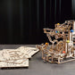 UGEARS 3D Wooden Puzzles for mature-themeds - Wooden Marble Run Tiered Hoist Model Kit - Advanced Wooden 3D Puzzle Model Building Kits - DIY Marble Race as Hobbies for Men and Women mature-themed Crafts - 315 Pcs