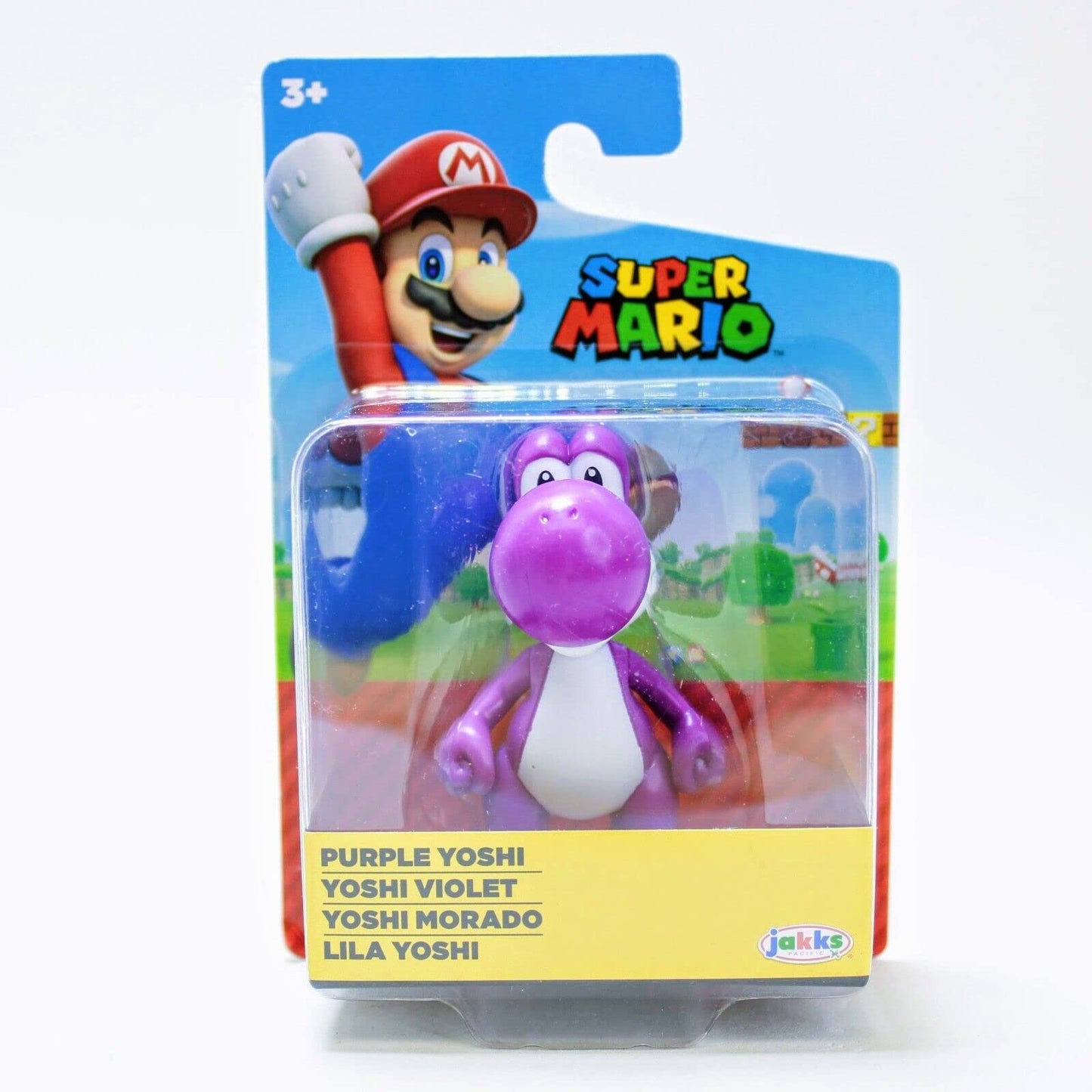 Super Mario 2.5 Inch Mini Action Figure - Purple Yoshi - Packaging May Vary
