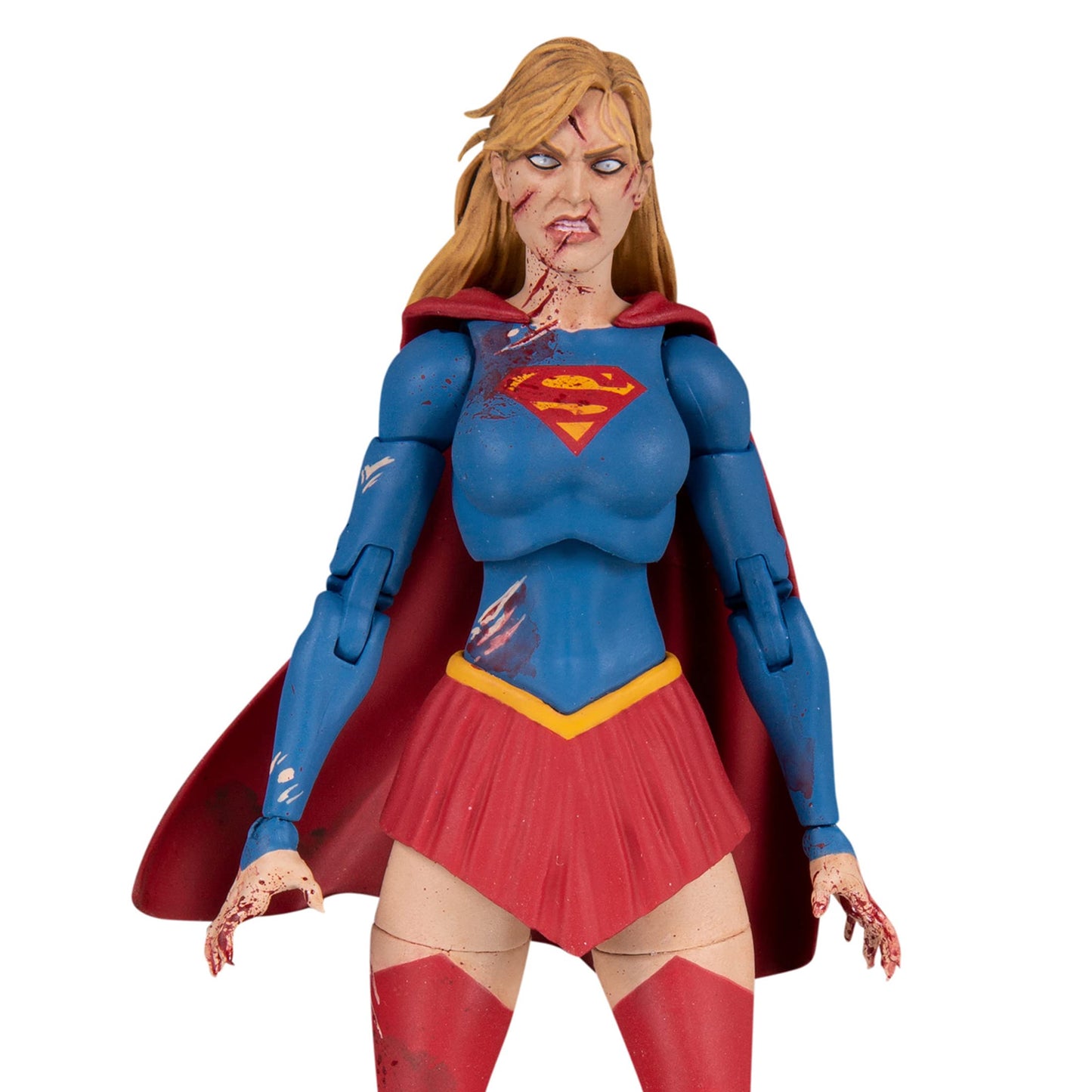 McFarlane Toys DC Essentials DCeased Supergirl Action Figure 1:10 Scale - Multicolor, Plastic, Model 30110