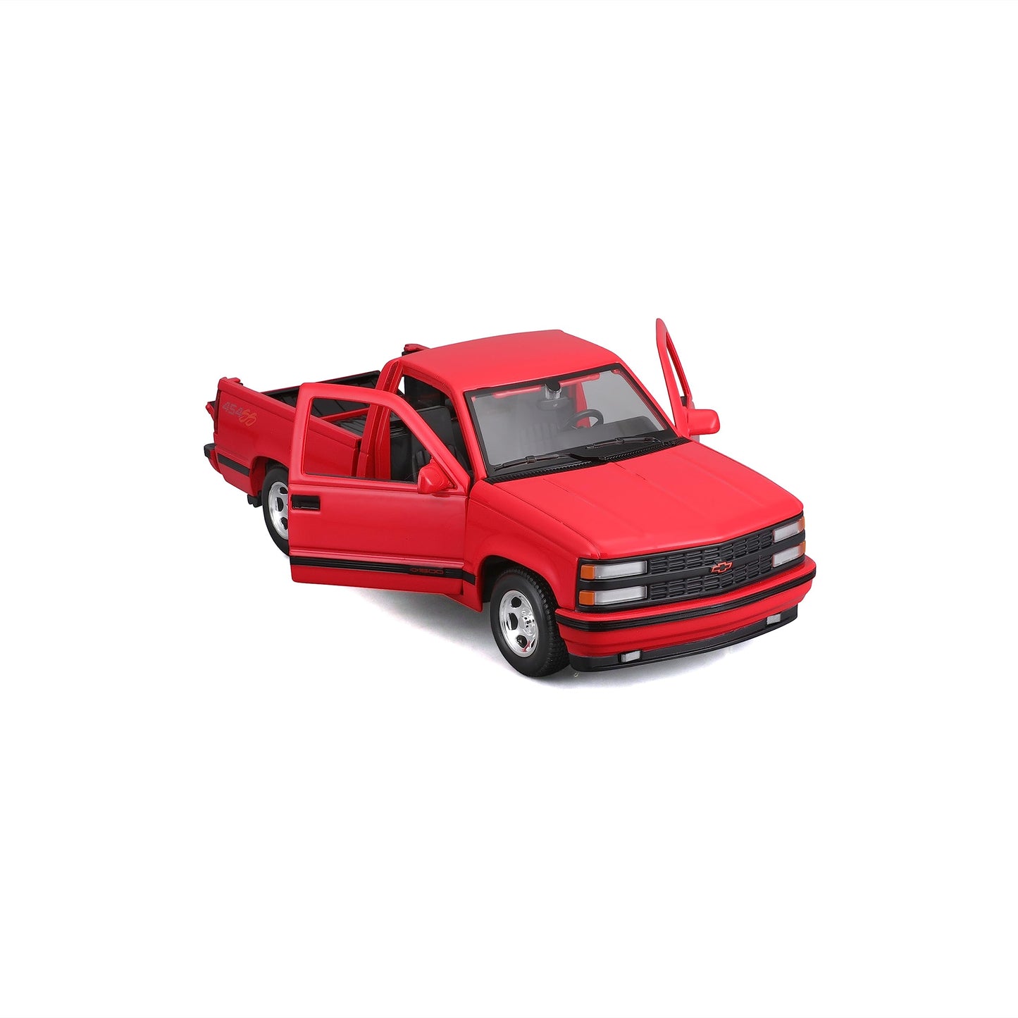 Maisto 1:24 Scale 1993 Chevrolet 454 SS Pick-up Truck Model 32901 Red Metal