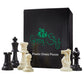Weighted Chess Set, Tournament Style Pieces, Green Sky, Chess Game (Plastic)