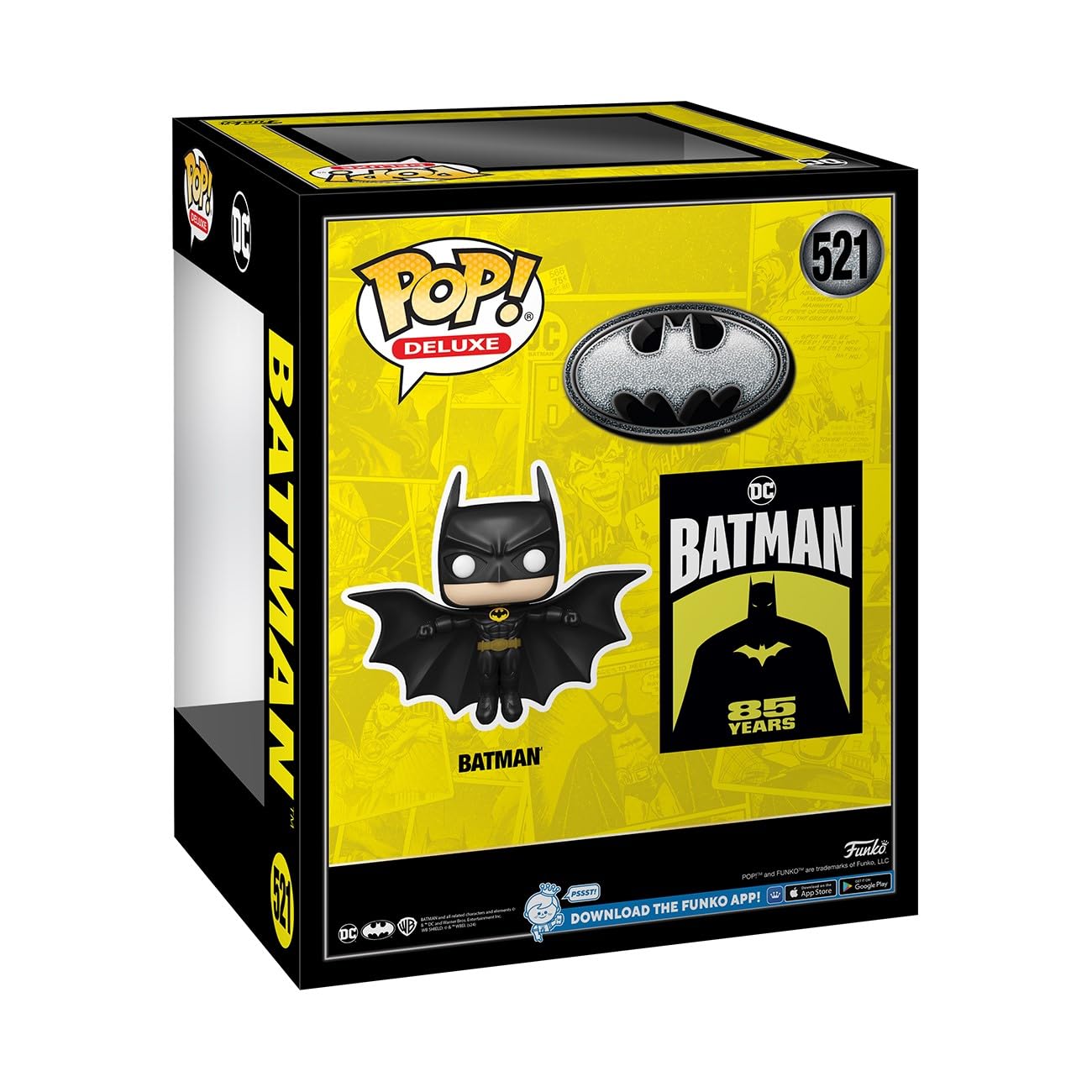 Funko POP! Deluxe Batman Soaring Vinyl Figure - 85th Anniversary Collectible - Multicolor - Model 80681 - Perfect Gift for Kids & Adults