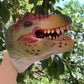 Gemini&Genius Dinosaur Hand Puppets Scary Toys Soft Rubber Animal Head Puppets Swimming Pool Beach Bathing Role Play Toys For Ki